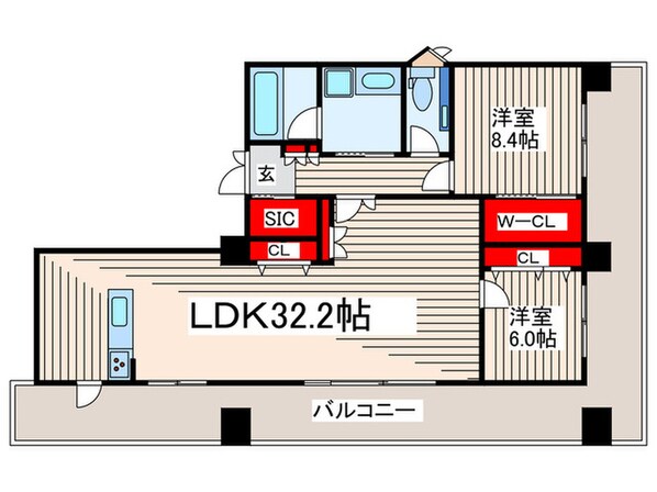 ニューガイア南葛西№71の物件間取画像